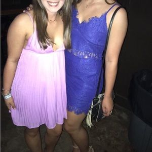 Lovers + Friends Blue Lace Two Piece